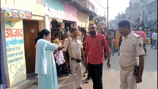 पटाखा दुकानों का सीओ ने किया जांच, दिए आवश्यक दिशा निर्देश।