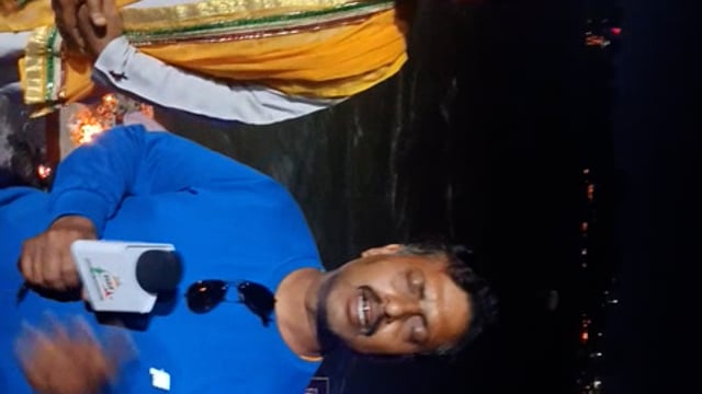 बैराज के श्री जी घाट पर भक्तों ने किया दीपदान 