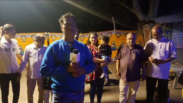 बैराज के श्रीजी घाट पर श्रद्धालुओं ने किया दीपदान 