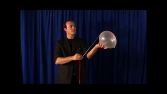 Video Needle through balloon - Bazar De Magia