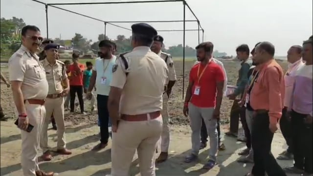 बगहा में छठ सुरक्षा का हाईटेक इंतजाम, एसपी का सतर्कता भरा निरीक्षण