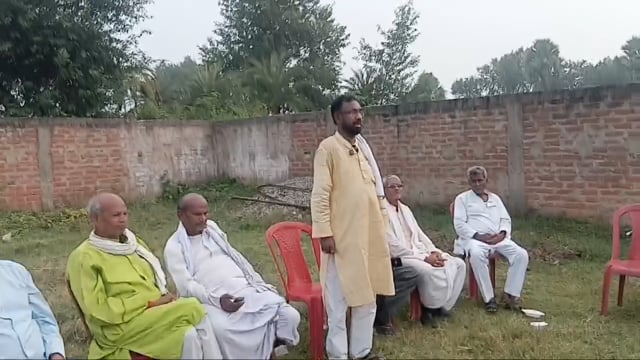 सिरदला में रजौली विधानसभा के जनशक्ति जनता दल के उम्मीदवार प्रकाश वीर ने चलाया जनसंपर्क अभियान