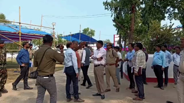 मतगणना केन्द्रों का प्रेक्षकों द्वारा विधि व्यवस्था सहित तैयारीयों का लिया जायजा