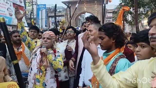 मथुरा में कृष्ण बलराम स्वरूप में गोचर लीला