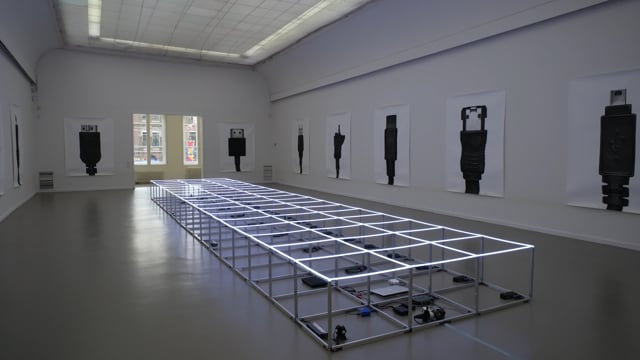 Peter Vink — Ruimte III Rockin, site-specific light installation