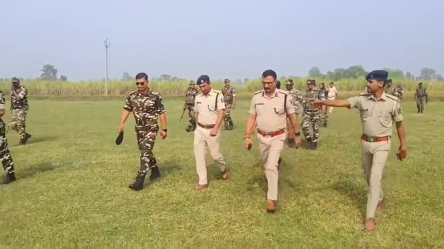 बगहा में शाह की सभा को लेकर सुरक्षा टॉप गियर पर — एसपी सरोज ने दिया अलर्ट मोड का आदेश