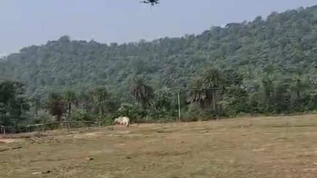 विधानसभा चुनाव को लेकर परना डाबर पुलिस ने जंगली व पहाड़ी क्षेत्रों में ड्रोन कैमरे से की निगरानी