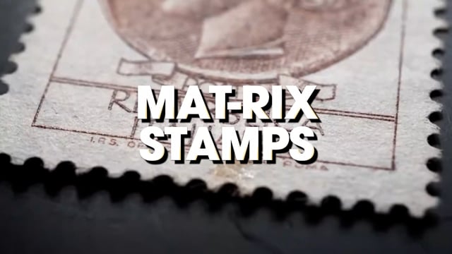 Video Mat-Rix Stamps by Claude Rix
