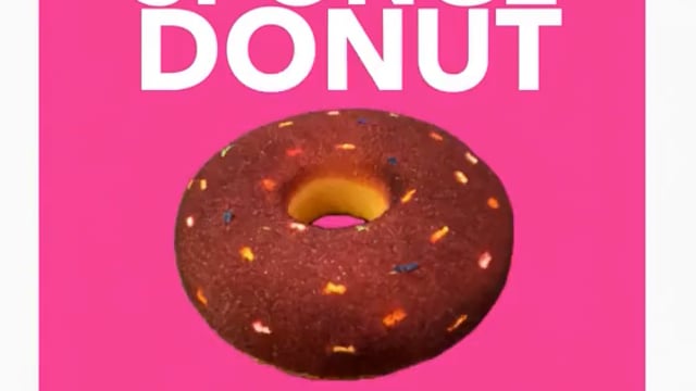 Video Sponge Donut by Alan Wong