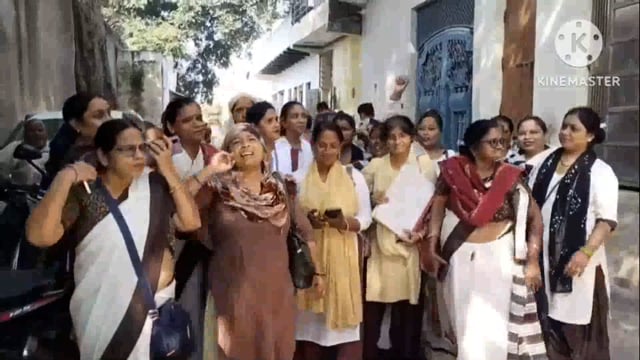 आशाओं का फूटा गुस्सा और दर्द जनवरी से लेकर अक्टूबर तक कि नहीं किया गया मानदेय धरना प्रदर्शन दी जानकारी