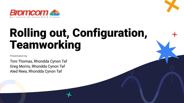 Rolling out, Configuration, Teamworking