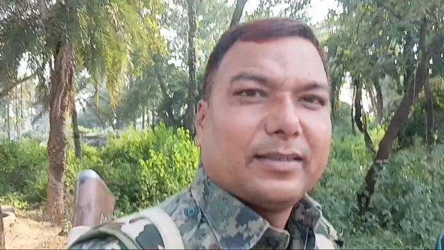 विधानसभा चुनाव को लेकर परना डाबर थाना पहुंची बीएसएफसी की टीम