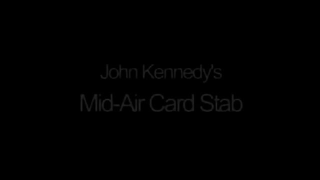 Video Mid-Air Card Stab (Gimmicks and Online Instructions) by John Kennedy Magic - Trick