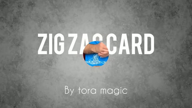 Video Zig Zag Card by Tora Magic