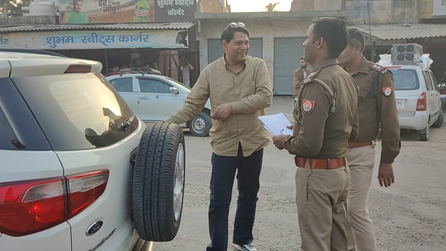 रामराज में ऑपरेशन–चेक! पुलिस की दबंग एंट्री, सड़कें बनी चौकसी ज़ोन