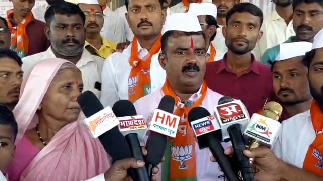  पडळकर समर्थक यु टी जाधव यांचा उमेदवारी अर्ज दाखल 