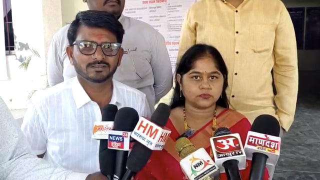 प्रभाग 11 मधून शितल चोथे  यांचा उमेदवारी अर्ज दाखल