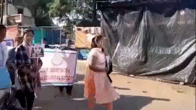 डॉ संपदा मुंडे आत्महत्या प्रकरणातील दोषींवर कारवाई करा,उदगिरात स्त्रीरोगतज्ज्ञ उतरल्या रस्त्यावर