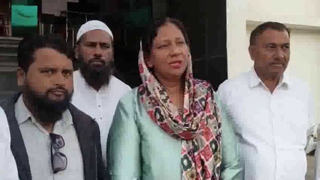 नगरपालिका अध्यक्ष पदाच्या काँग्रेस पक्षाच्या उमेदवार डॉ अंजुम कादरी यांनी व्यक्त केले मत