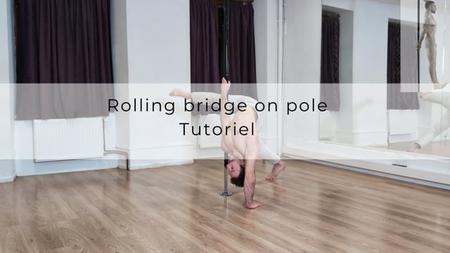 Rolling bridge on pole