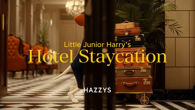 Harry's Hotel Staycation — HAZZYS AI Lookbook | AI 영상 제작 blink ai. 블링크스튜디오