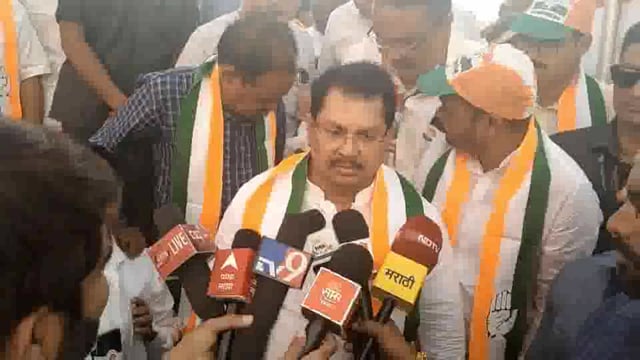 गडचिरोली येथील धानोरा मार्गावर आमदार विजय वड्डेटिवार यांचा मीडीया संवाद