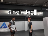 Single leg + Crazy Dog pass