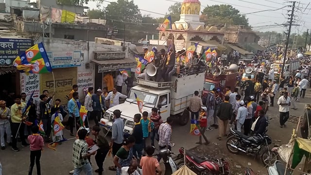 नगर पंचायत बार्शी टाकली वंचित बहुजन अगड़ी भव्य रैली काडर्नियत  अली 