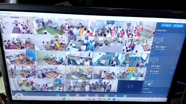 नगरपालिका निवडणुक मतदान प्रक्रिया लाईव्ह सुरू,तहसीलदार राम बोरगावकर यांचे बारकाईने लक्ष