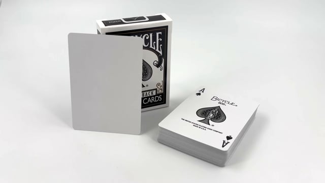 Video Bicycle - Mazzo regolare formato poker - Nero