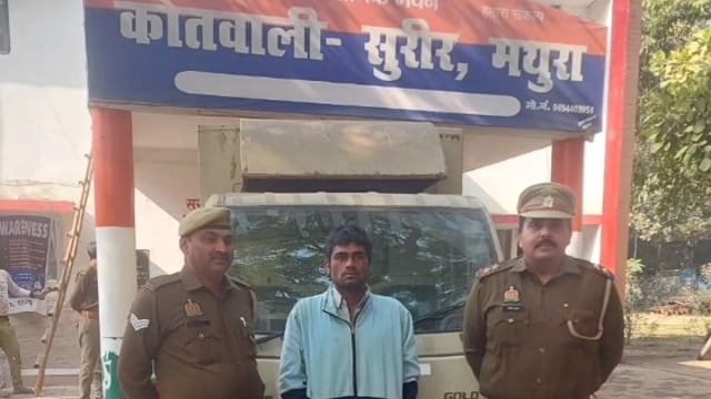 MANT- चोरी हुआ टेंपो बरामद, अव्वल चाबी और गोल रेगमाल, सहित शातिर चोर गिरफ्तार,,