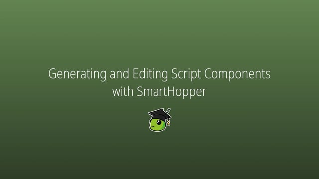 Generate and Edit Scripts