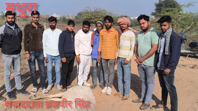 मथुरा बृजवासी गौ रक्षकसेनाभारत के राष्ट्रीयअध्यक्ष धर्मदास जी नेअपने गौरक्षक  पर आभारजताते हुएसभीकोअच्छे कार्यके धन्यबाद