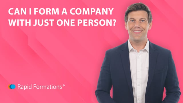 Can I form a company with just one person?
