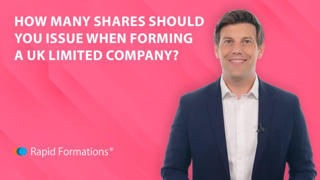 How many shares should you issue when forming a UK limited company?