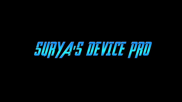 Video SURYAS DEVICE PRO Surya kumar