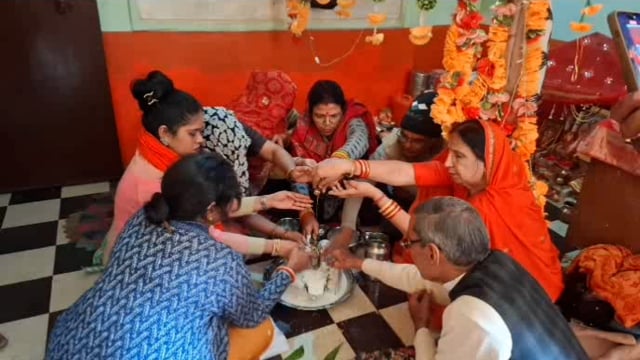     MANT-असामाजिक तत्वों द्वारा तोड़े गए शिव मंदिरमें फिर से की गई, प्राण प्रतिष्ठा,,