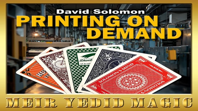 Video Printing on Demand by David Solomon (VT)
