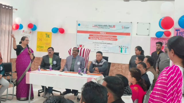 पीरामल फाउंडेशन के सहयोग से सदर अस्पताल में सी बी सी टी कार्यशाला आयोजित