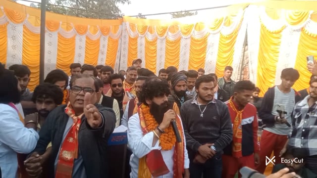 गौ सेवा समिति और  गौ रक्षा दल के सदस्यों ने गौ माता को राष्ट्रीय गौ माता का दर्जा दिलाने के लिए निकाली रैली, 