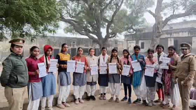 MANT- मिशन शक्ति व ऑपरेशन जागृति,फेज 5 के तहत,छात्र-छात्राओं को किया गया,जागरूक,,