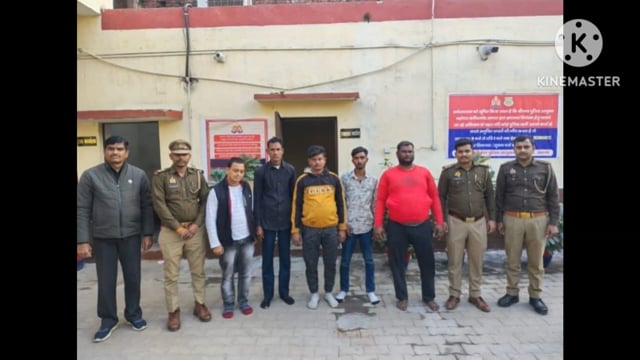 थाना एत्मादपुर पुलिस द्वारा बड़ी कार्रवाई 5 जुआरियों को जुआ खेलते हुए पुलिस ने किया गिरफ्तार