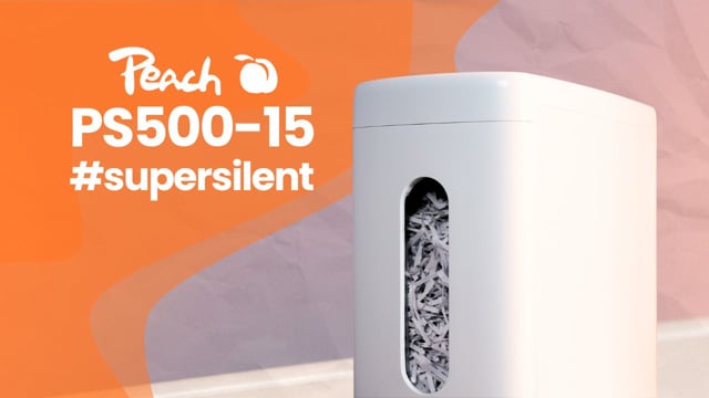 Aktenvernichter Peach PS500-15 | #SuperSilent