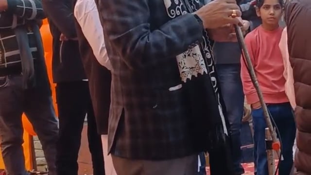 मथुरा गांव हर्दपुर मैं सूबेदारl मेजर का भतीजा नीरज चौधरी को भाजपा विधायक राजेश चौधरी ने जिला पंचायतचुनाव के लिएनियुक्तकि