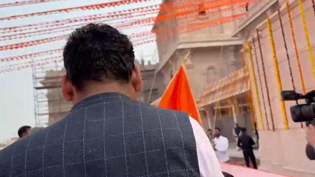 ♦️मा0 मुख्यमंत्री योगी आदित्यनाथ जी एवं मा0 केन्द्रीय रक्षा मंत्री श्री राजनाथ सिंह जी,  दिनांक  31 दिसंबर 2025 को श्रीराम जन्मभूमि मंदिर परिसर, अयोध्या में श्रीरामलला के विराजमान होने पर द्वितीय वार्षिकोत्सव (प्रतिष्ठा द्वादशी समारोह) एवं मां अन्नपूर्णा मंदिर के शिखर पर धर्मध्वजा के आरोहण कार्यक्रम के अवसर पर।♦️♦️♦️