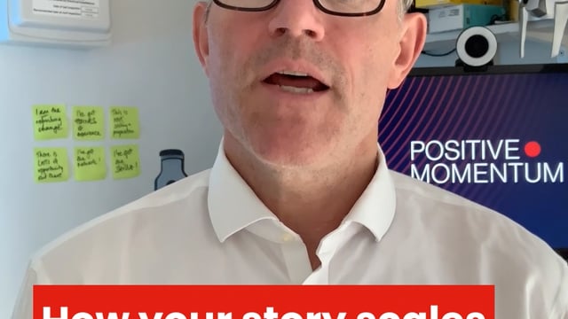 Julian March argues that if your story doesn't scale, your strategy won't either