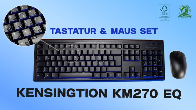 Tastatur & Maus Set Kensington 270 EQ