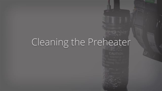 Cleaning the Preheater