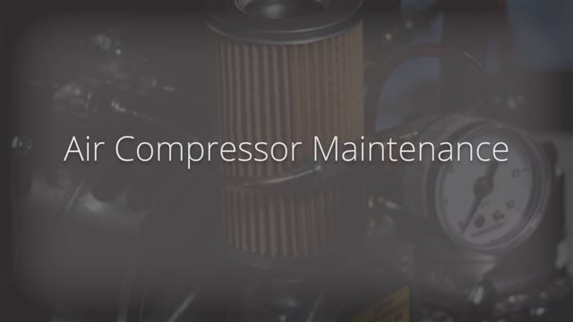 Air Compressor Maintenance