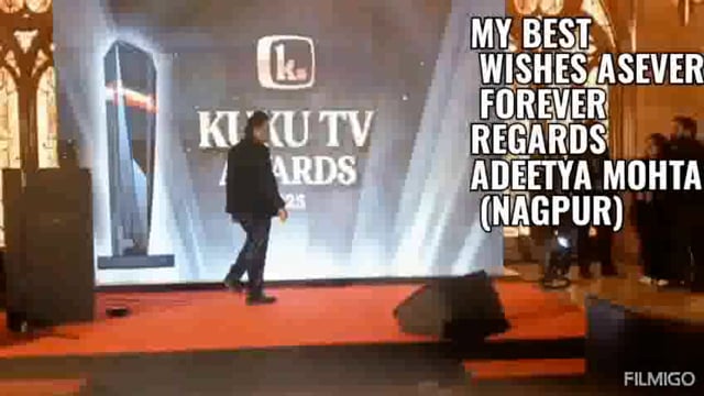 KUKU TV अवार्ड से सम्मानित आदित्य मेहता जी ,नागपुर महाराष्ट्र वाले।